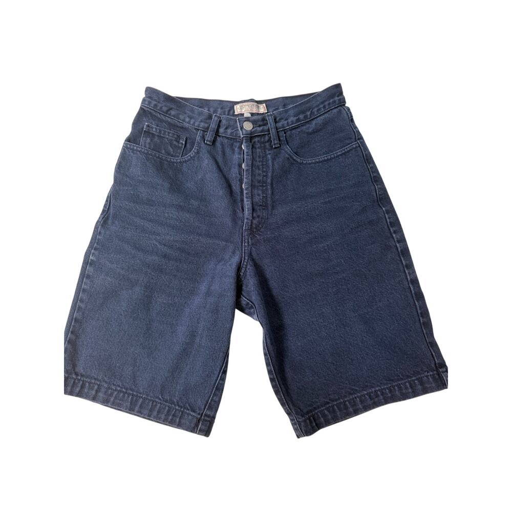 1987 🤩RARE Vintage Guess by Marciano Women's Dark Blue Denim Jean Shorts Sz 28